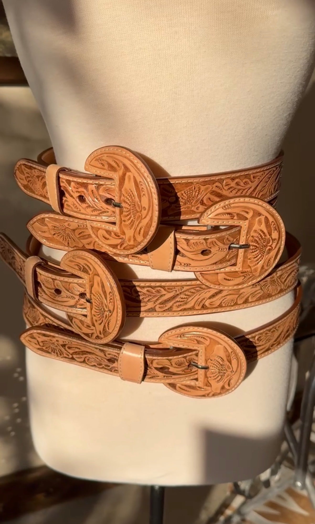 The Beverly Tooled Belt