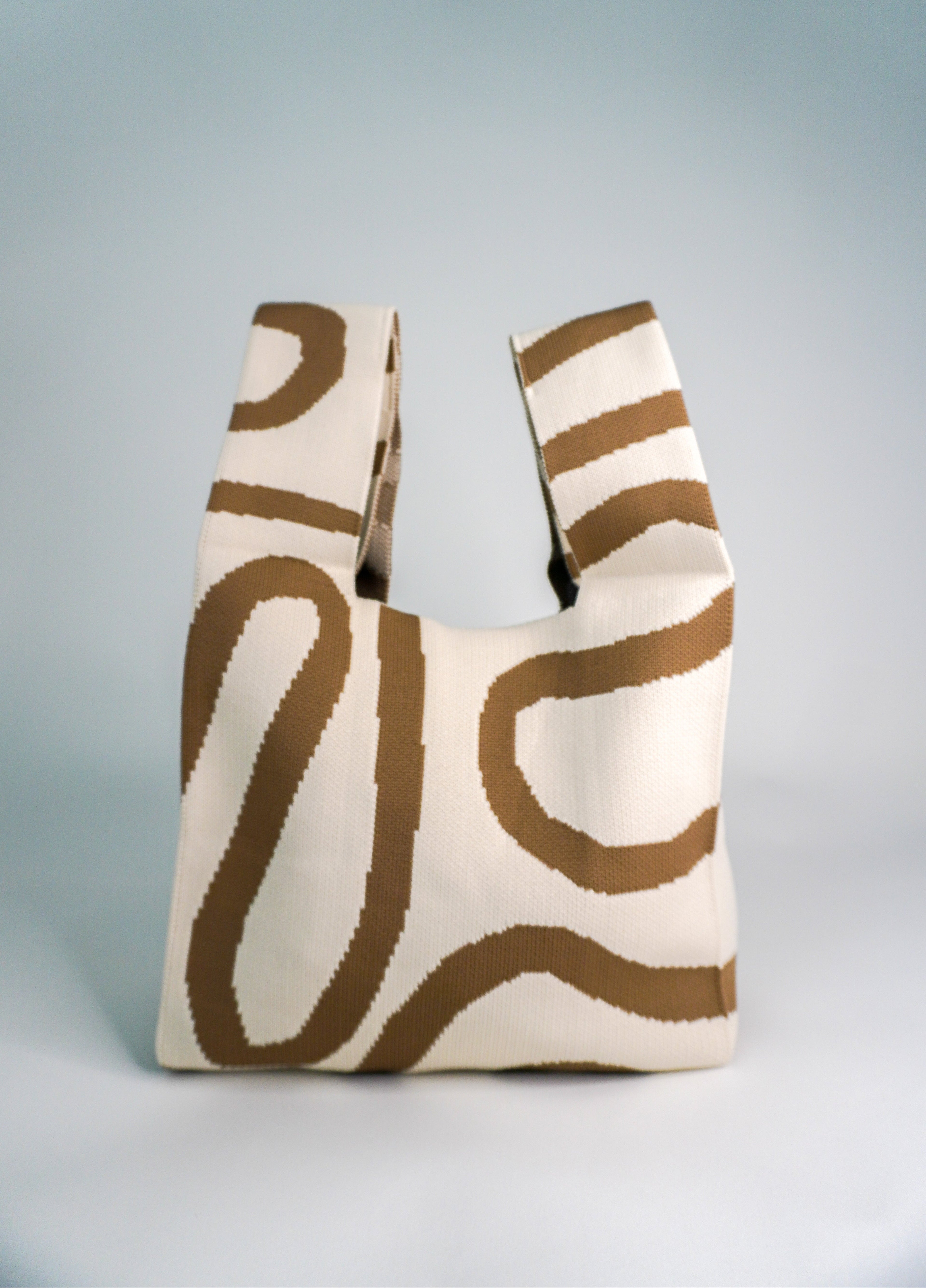 Meander Beige Handbag