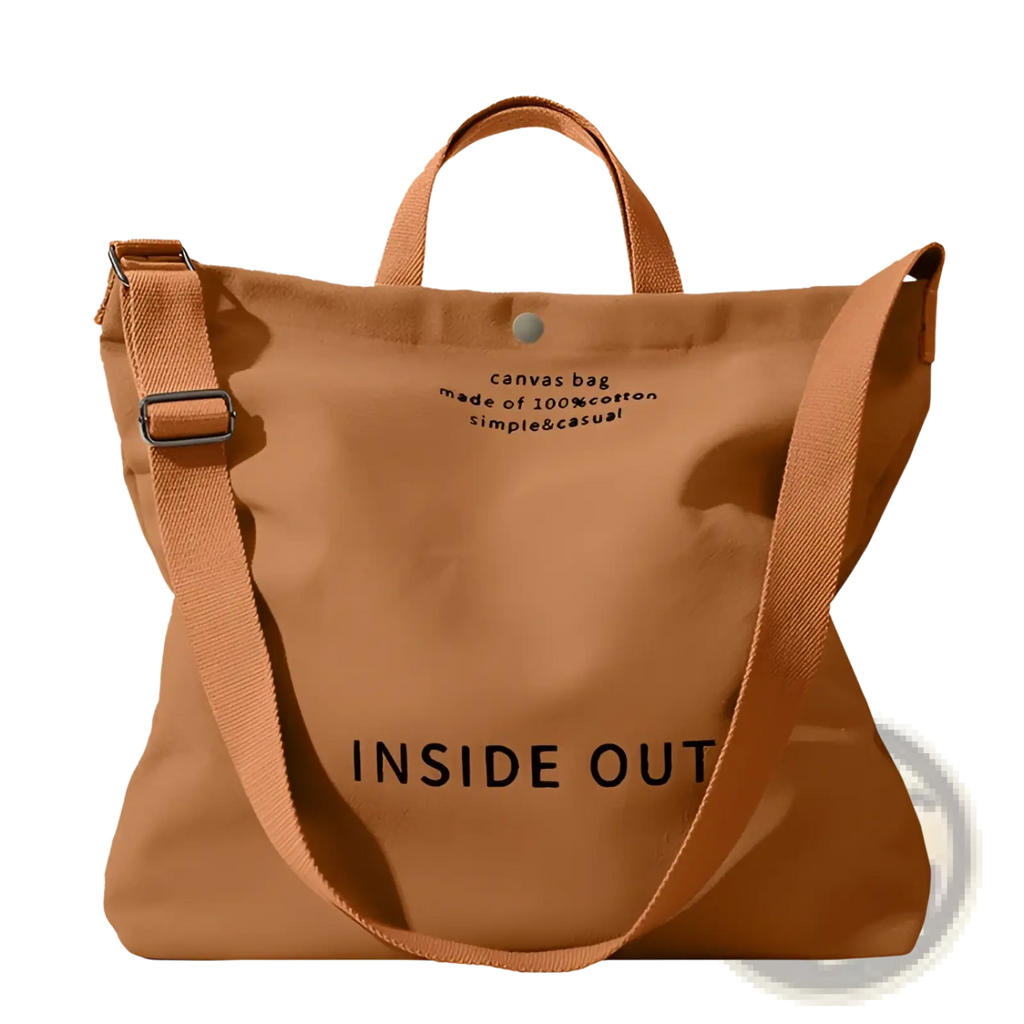 High End Large Capacity Black Canvas Tote Bag