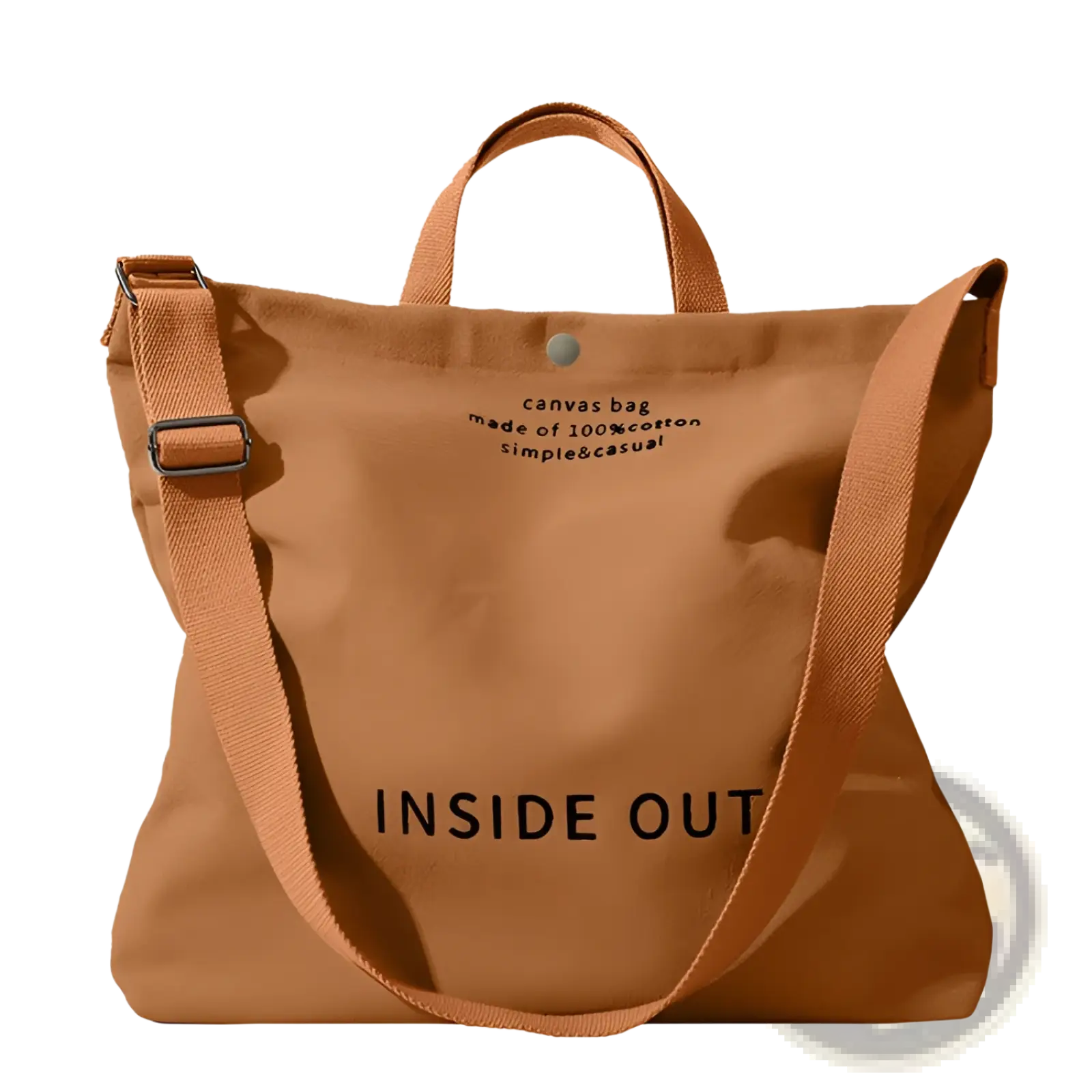 High End Large Capacity Black Canvas Tote Bag