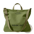 High End Large Capacity Black Canvas Tote Bag