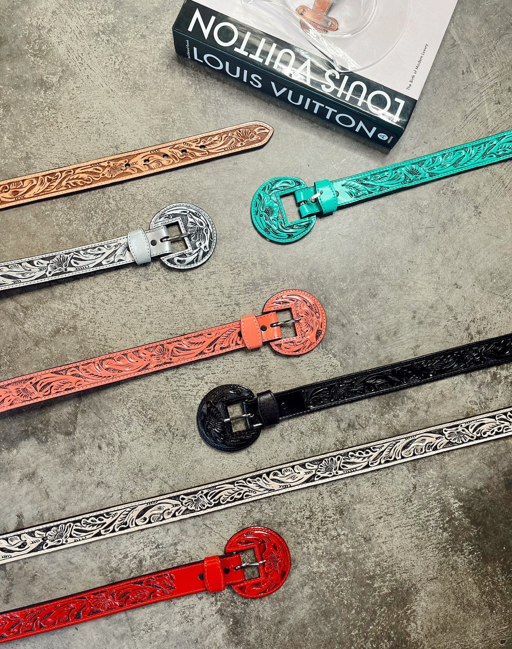 The Beverly Tooled Belt